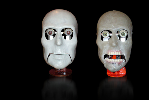cráneo animatronic